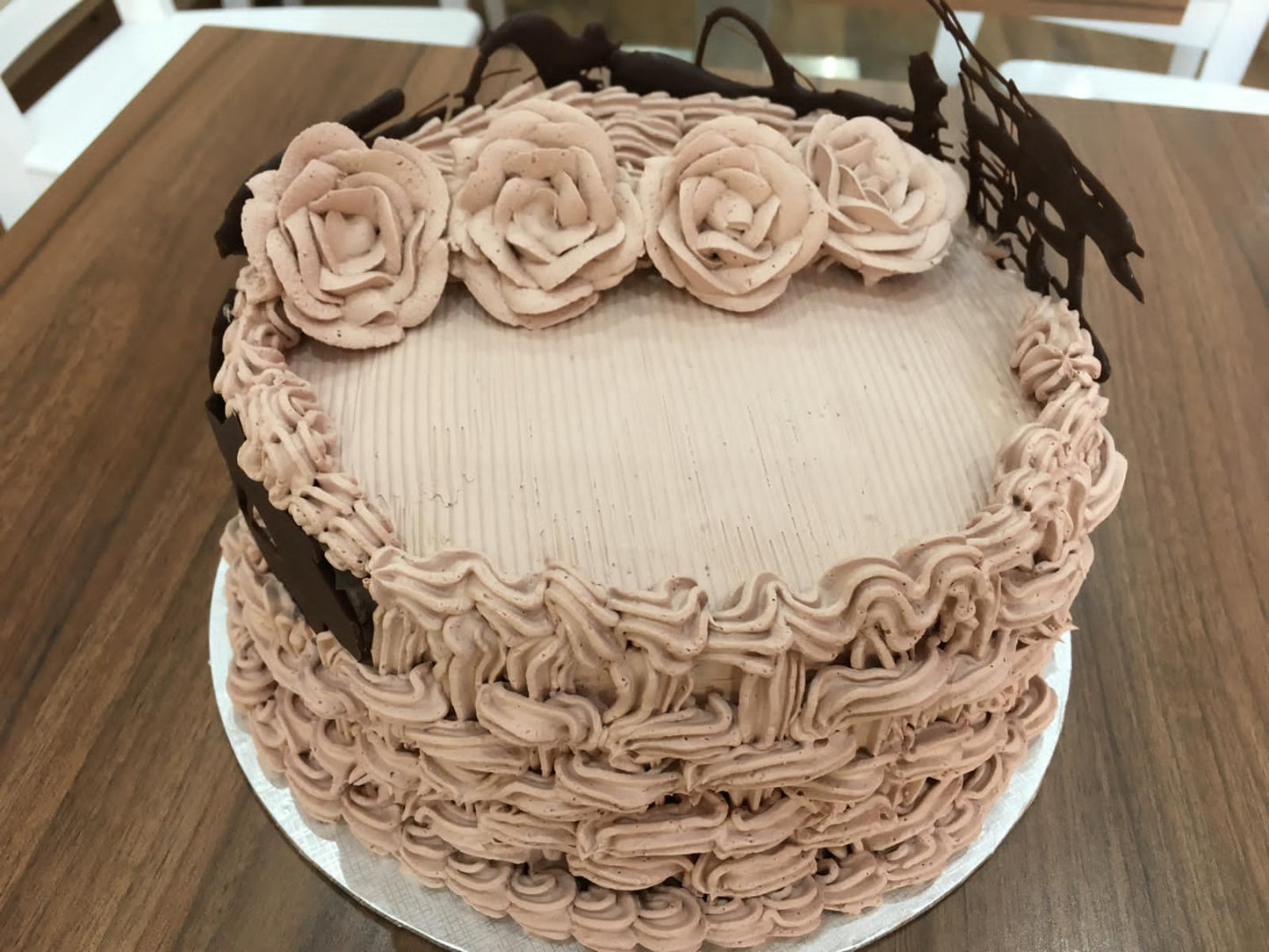 The Chocolate Basketweave Elegance