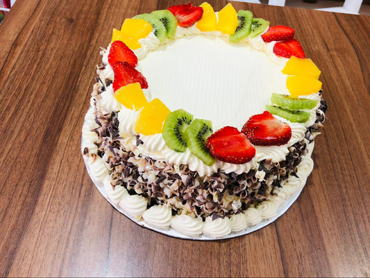 Tropical Shaving & Mix Fruit Delight Cake