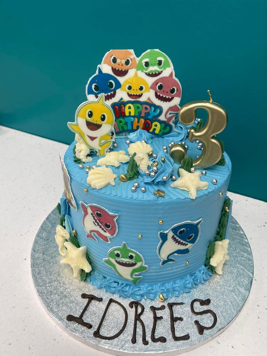 The Baby Shark Adventure Cake