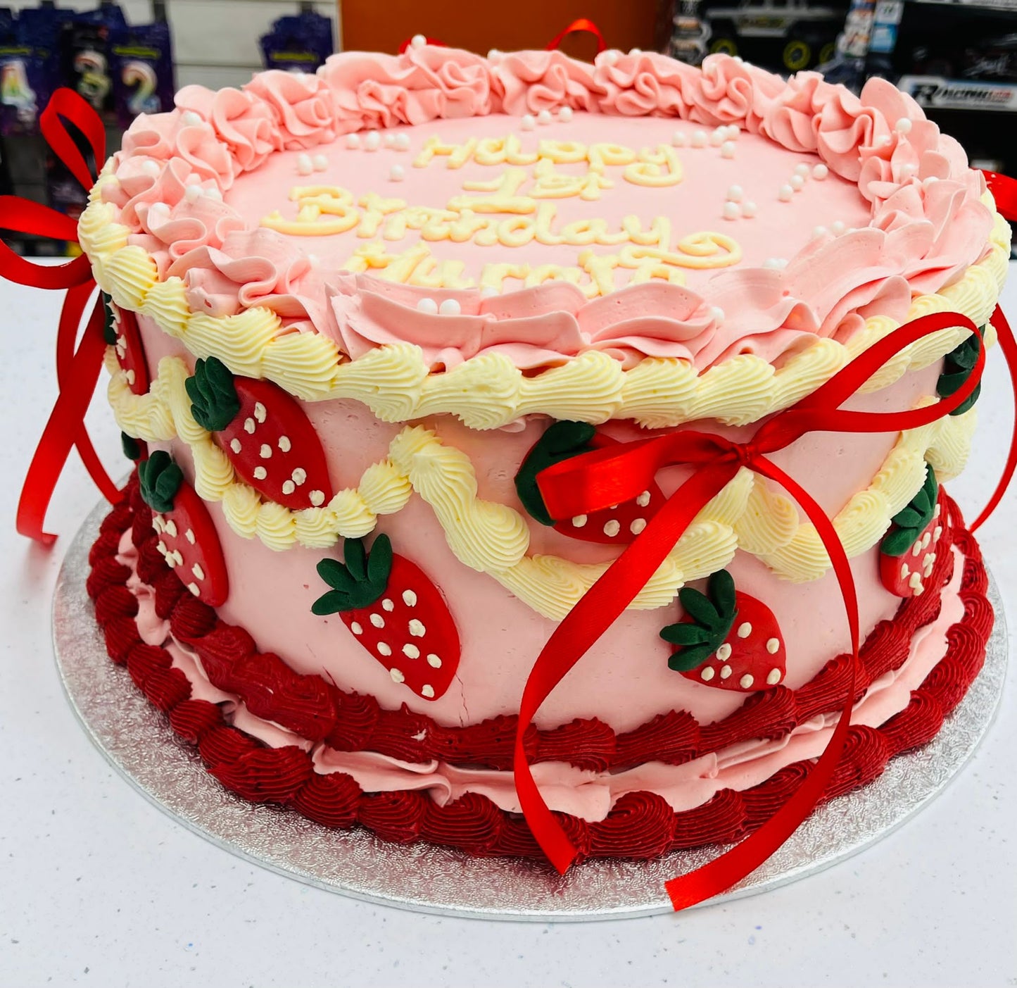 The Vintage Strawberry Cake