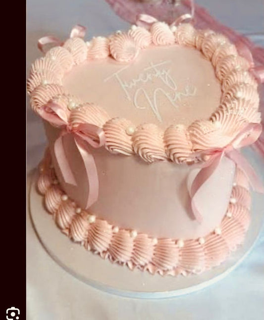 Emerald Velvet Heart Cake (Tall)