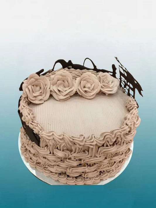 The Chocolate Basketweave Elegance