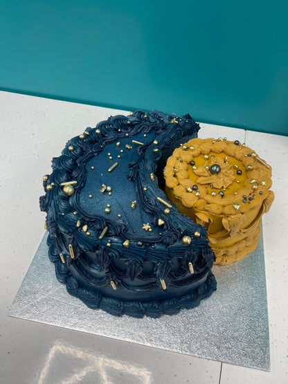 Midnight Gold Harmony Cake