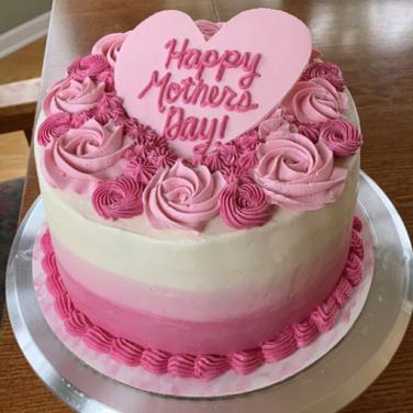 The Pink Ombre Rose Celebration Cake