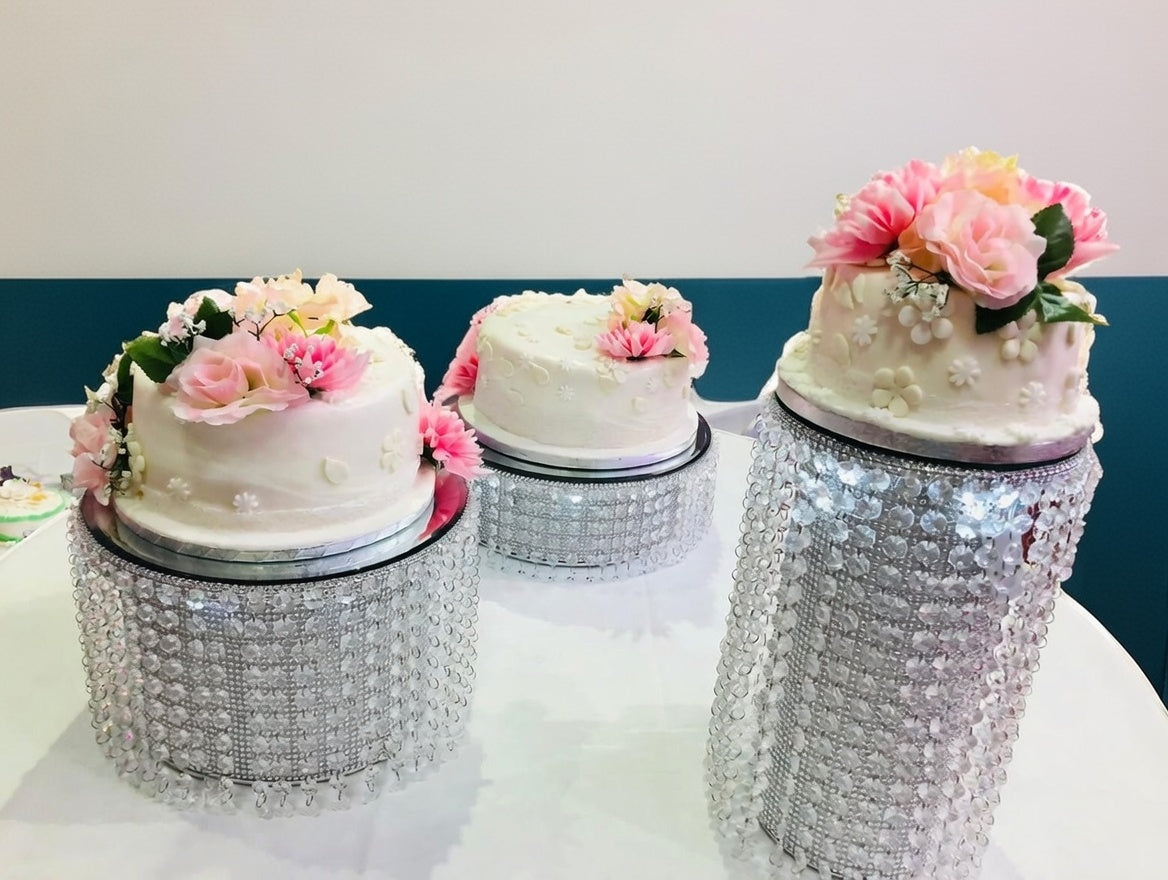 Triple Crown Crystal Wedding Set