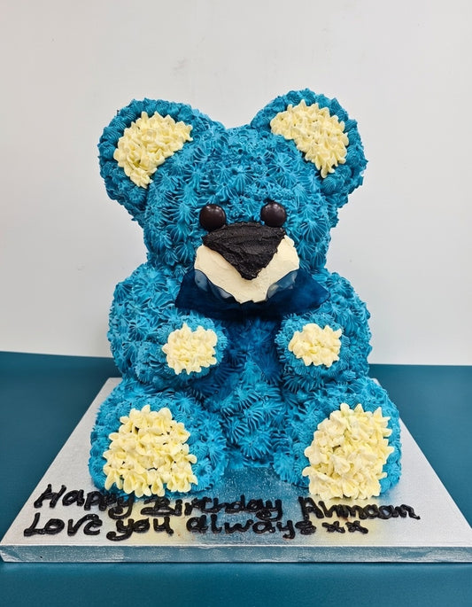 3D Teddy Bear Cake ( Colour Customise )