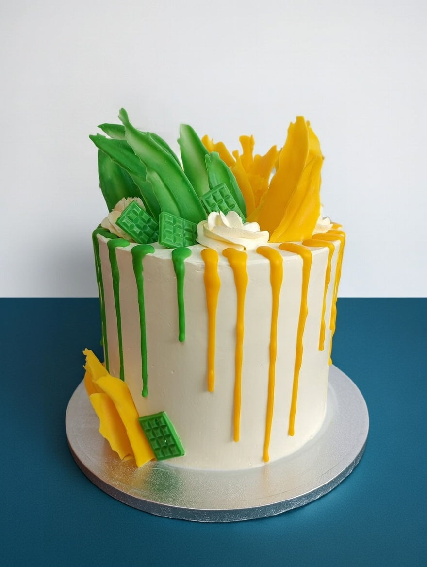 Tall Two Colour Combo Drip Cake (Colour Customise)