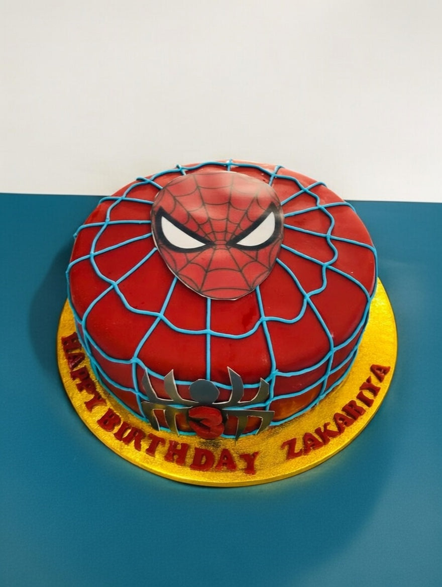 Web Spiderman Cake