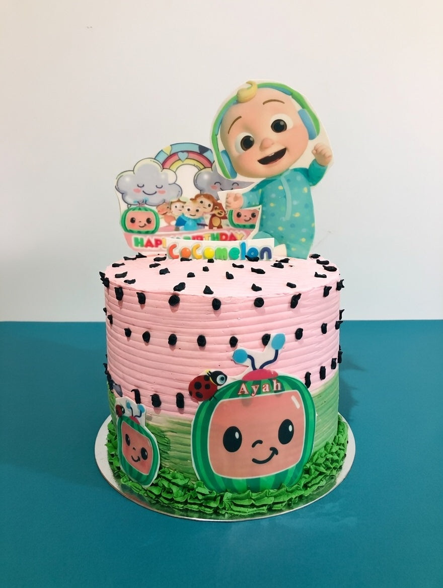 Coco Melon Party Cake