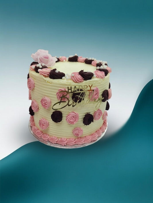The Rosette Bloom Celebration Cake
