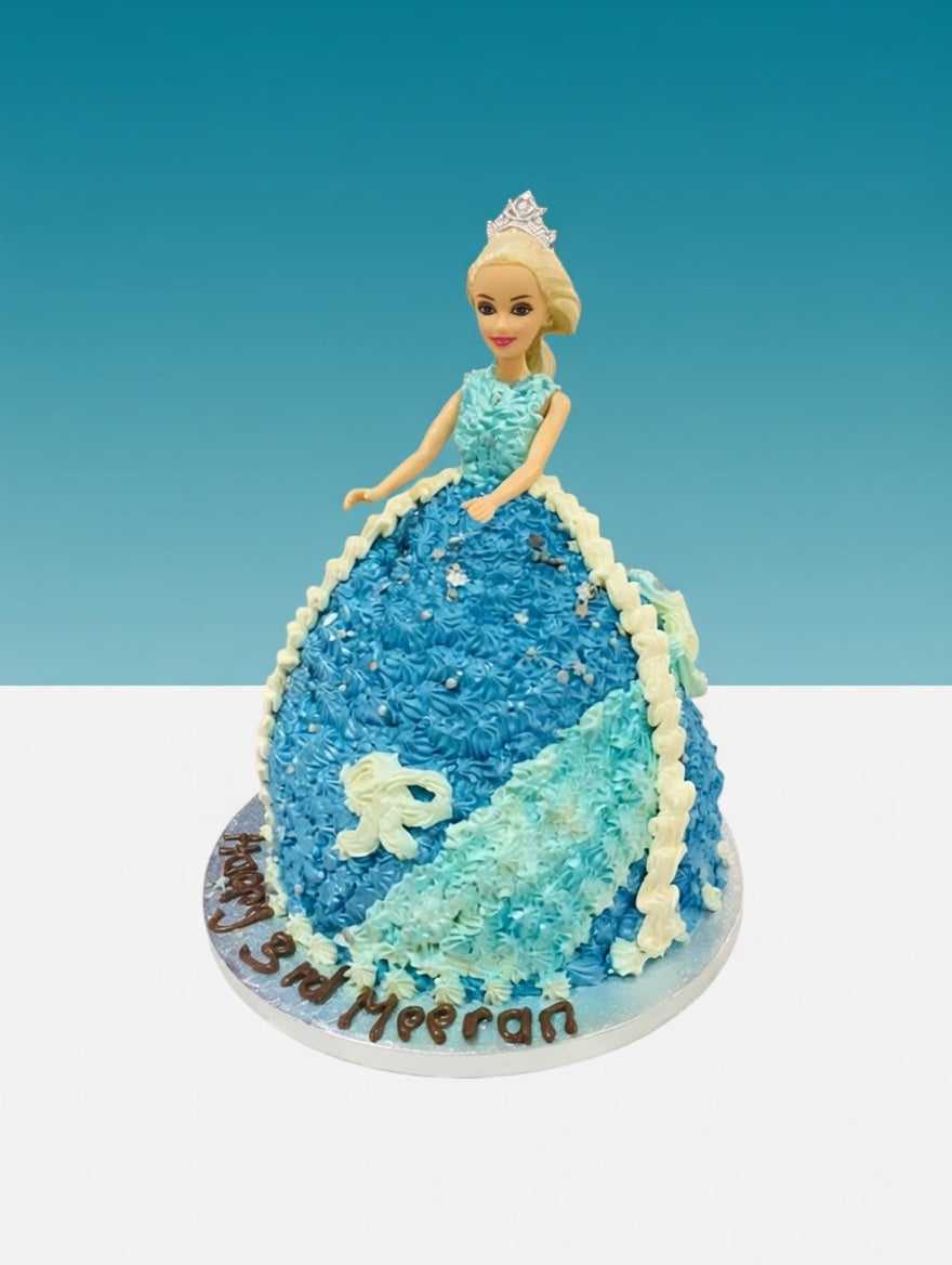 The Frozen Princess Doll Cake