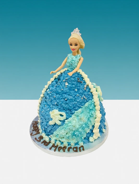 The Frozen Princess Doll Cake