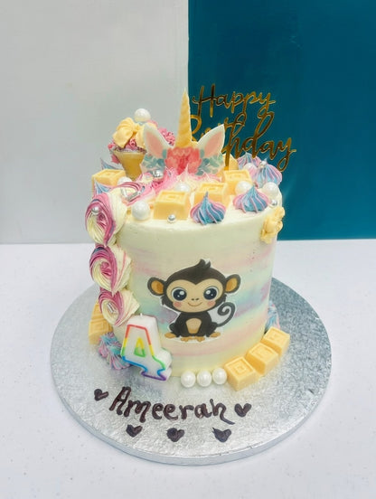 Majestic Monkey Magic Cake