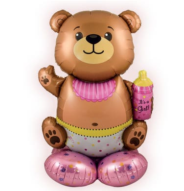 42" A Girl Bear Baloon